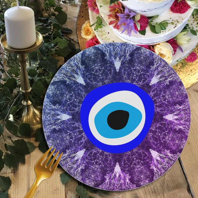 Evil Eye Talisman & Arabic Amulet /Turkish, Greek Paper Plate (Creator Uploaded)