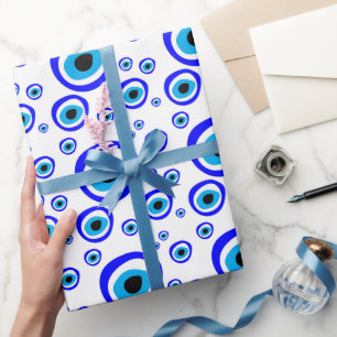 Evil Eye Talisman & Arabic Amulet /Turkish, Greek Wrapping Paper