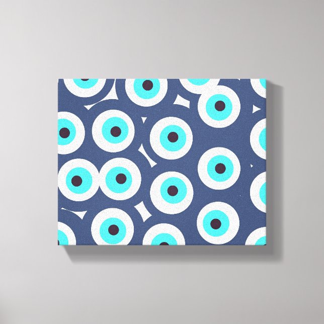 Evil eye wrapped canvas (Front)