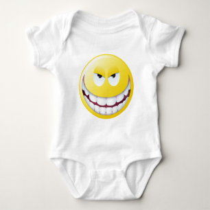 Evil Face Baby Bodysuit