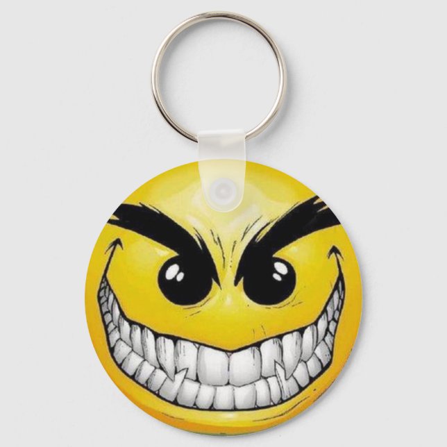 Evil face key ring (Front)