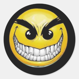 Evil Face Stickers
