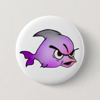 Evil Fish 6 Cm Round Badge