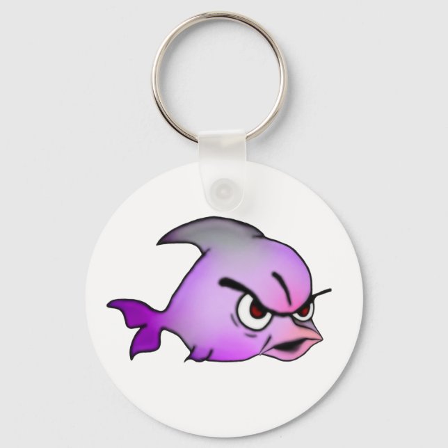 Evil Fish Key Ring (Front)