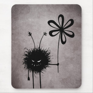 Evil Flower Bug Vintage Mousepad