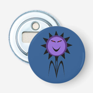 Evil Flower Kawaii Goth Halloween Bottle Opener
