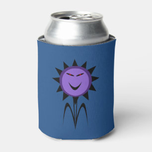 Evil Flower Kawaii Goth Halloween Can Cooler
