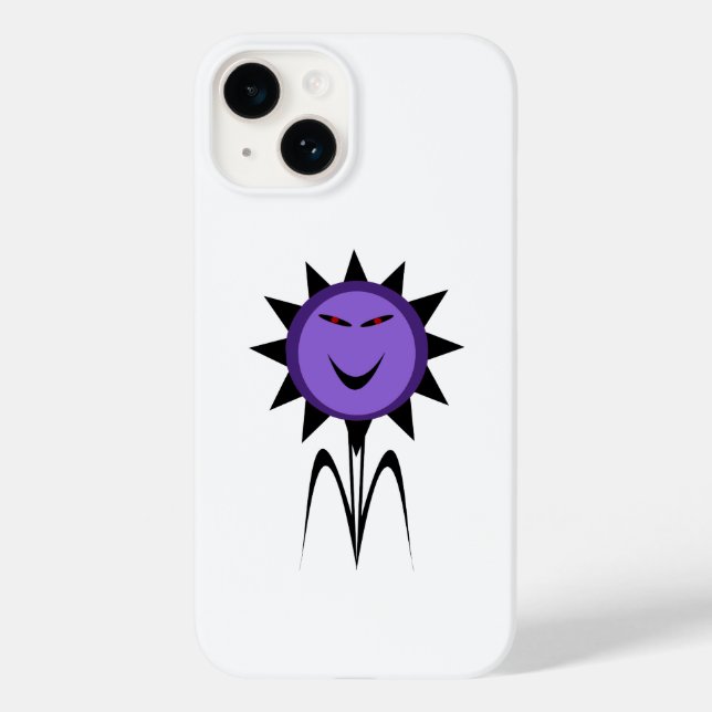 Evil Flower Kawaii Goth Halloween Case-Mate iPhone Case (Back)