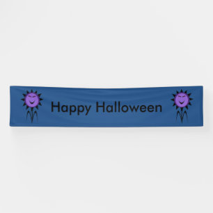 Evil Flower Kawaii Goth Halloween Custom Banner