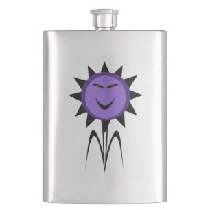 Evil Flower Kawaii Goth Halloween Flasks
