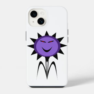 Evil Flower Kawaii Goth Halloween iPhone Case