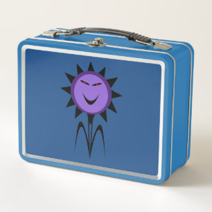 Evil Flower Kawaii Goth Halloween Metal Lunchbox
