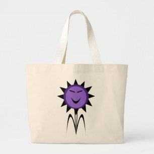 Evil Flower Kawaii Goth Halloween Tote Bag