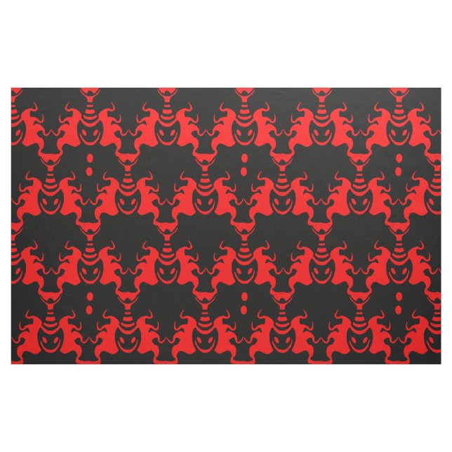 Evil Genie Interlocking Pattern Fabric (Fat Quarter)