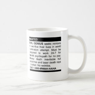 Evil Genius Ad Coffee Mug