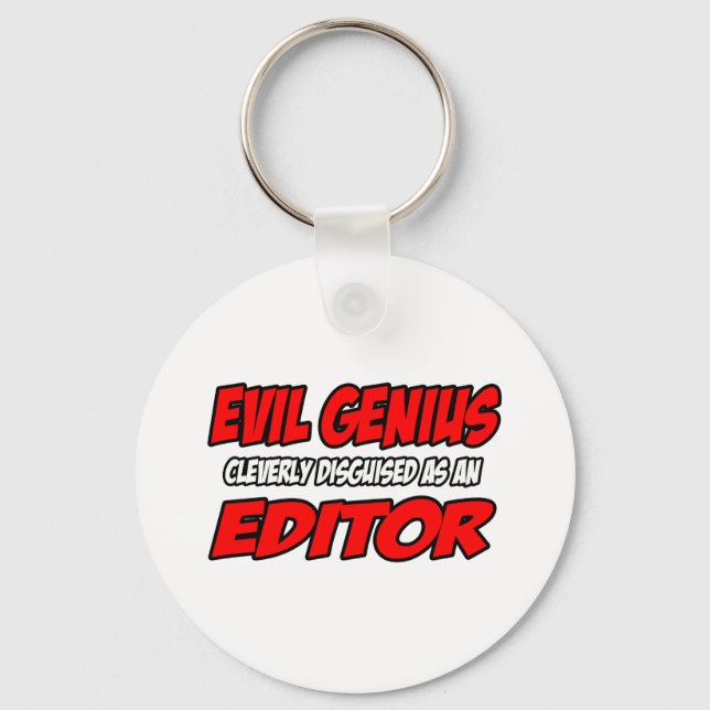 Evil Genius...Editor Key Ring (Front)