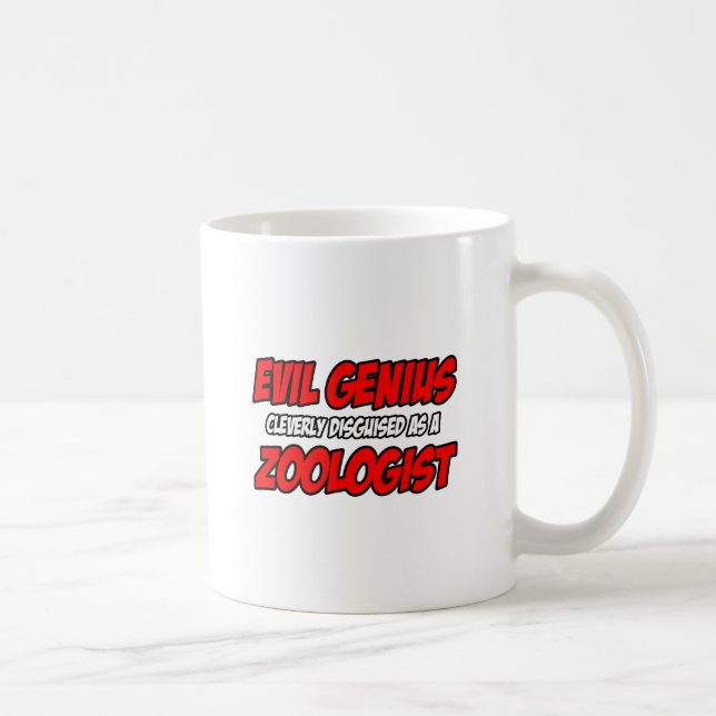 Evil Genius...Zoologist Coffee Mug (Right)