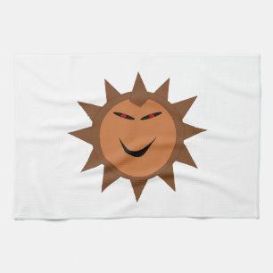 Evil Hedgehog Kawaii Goth Halloween Kitchen Towel