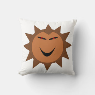 Evil Hedgehog Kawaii Goth Halloween Pillow