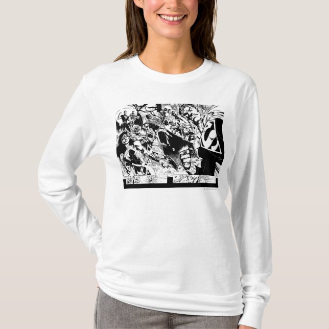 Evil Heros Panel T-Shirt (Front)