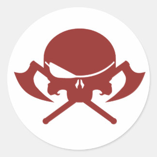 Evil I Classic Round Sticker