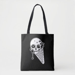 Evil Ice Cream Cone Tote Bag