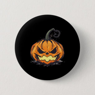 Evil Jack O Lantern Pumpkin Y Halloween Horror 6 Cm Round Badge