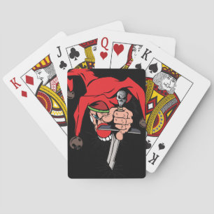 Evil Jester Playing Cards
