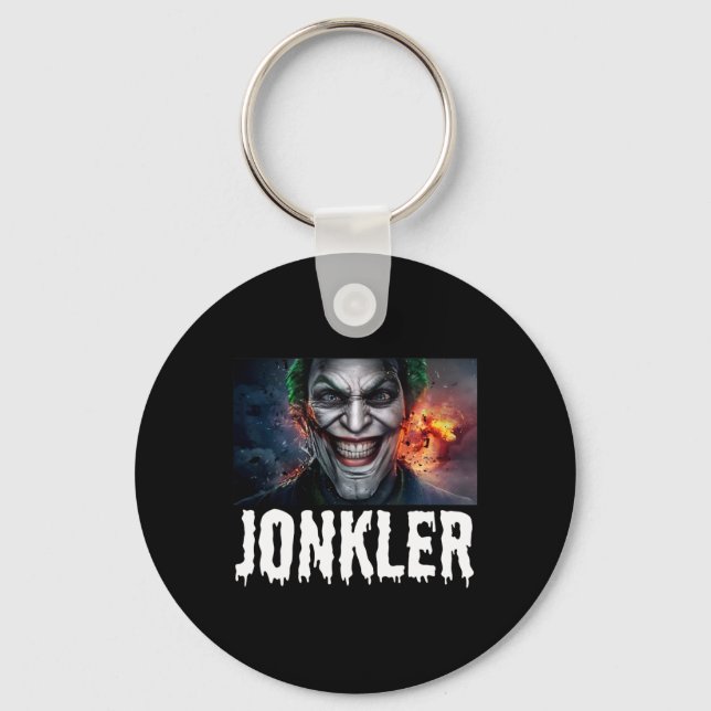 Evil Jonkler Halloween  Key Ring (Front)