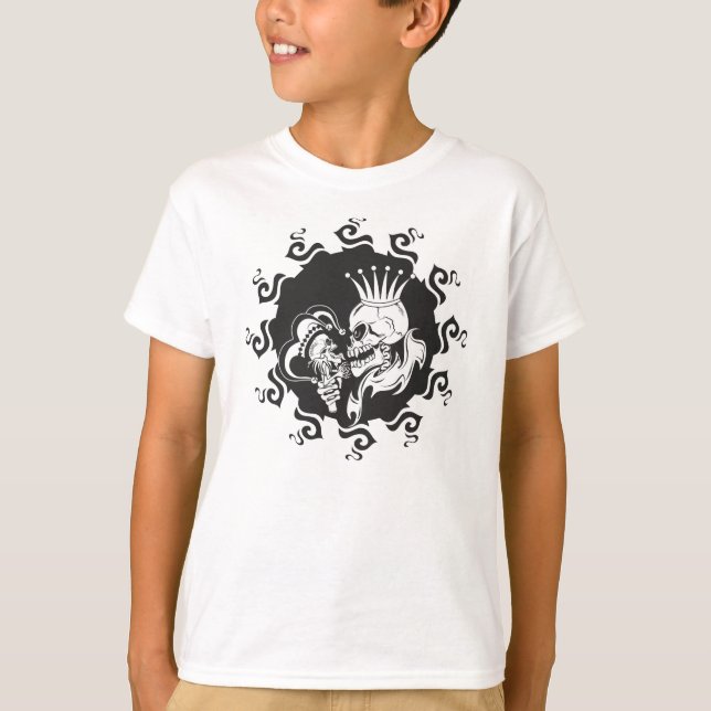 Evil King Skull T-Shirt (Front)