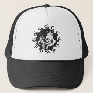 Evil King Skull Trucker Hat