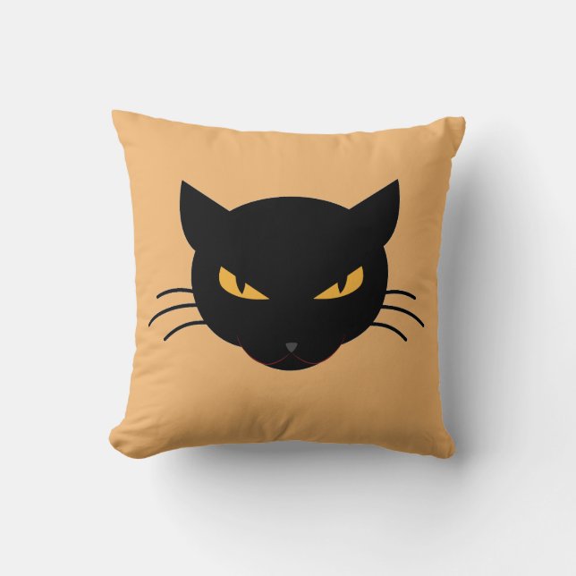 Evil Kitty Cushion (Front)