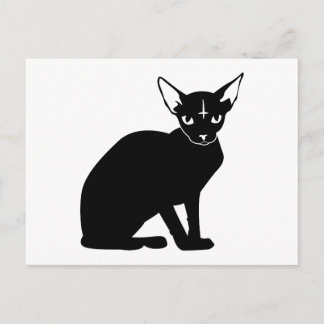 Evil Kitty Postcard