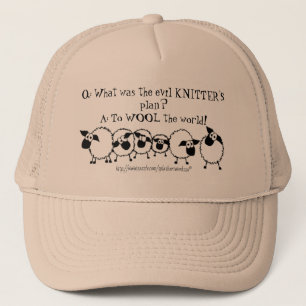 "Evil Knitter Plan" Trucker Hat