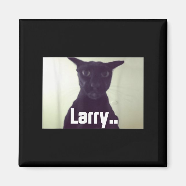 Evil Larry Meme Larry Cat Meme Cursed Memes Brainr Magnet (Front)