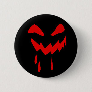 Evil laugh 6 cm round badge