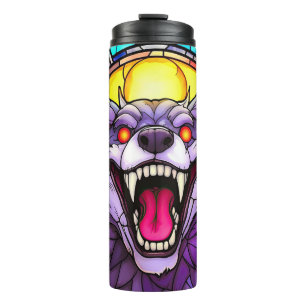 Evil Laughing Wolf Thermal Tumbler