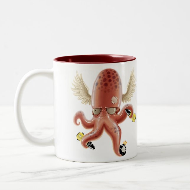 Evil Mind Two-Tone Coffee Mug (Left)