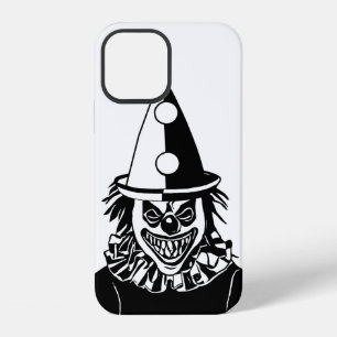Evil Monster creepy Clown Scary Circus art iPhone 12 Case