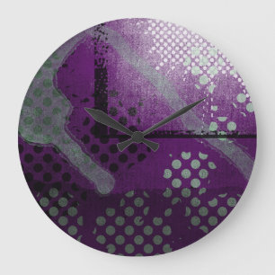 Evil Moon Round Steampunk Wall Clock