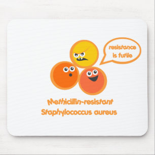 Evil MRSA Mouse Pad