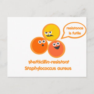 Evil MRSA Postcard