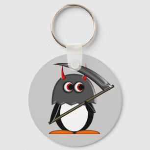 Evil Penguin™ Cute Executioner Key Chain