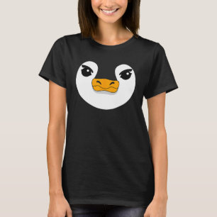 Evil Penguin Face Halloween Costume Penguin T-Shirt