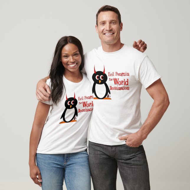 Evil Penguin for World Domination T-Shirt (Unisex)