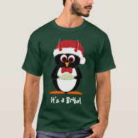 Evil Penguin Sweatshirt - Bribing Santa! Naughty!