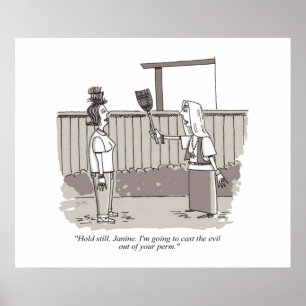 Evil Perm value matte poster