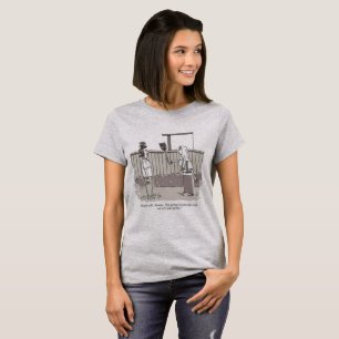 Evil Perm women grey T-shirt