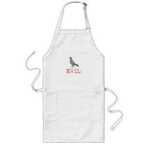 Evil Pigeon Long Apron