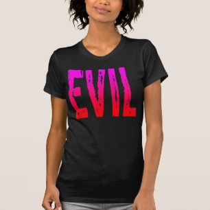 EVIL PINK RED HORROR ZOMBIE MONSTER T-Shirt